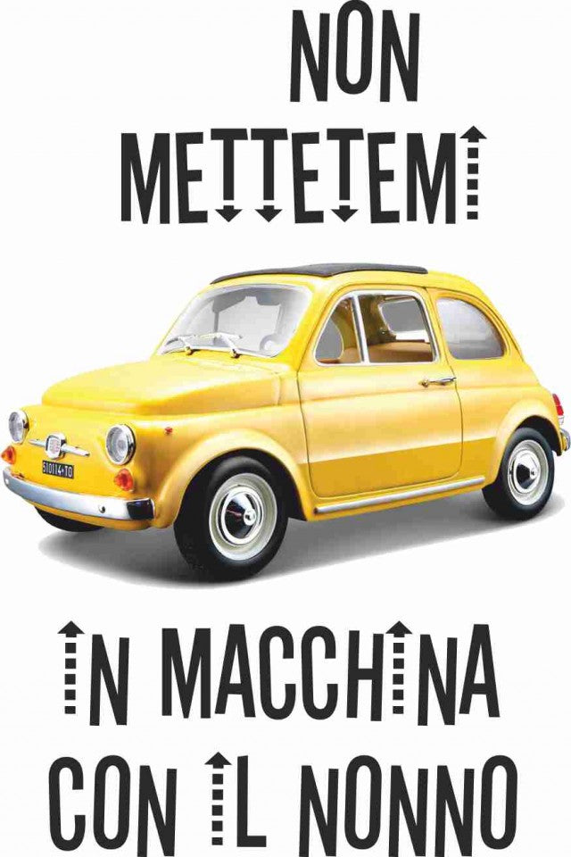 MAGLIETTA 100% COTONE BIMBO/A TITOLO NON METTETEMI CON IL NONNO