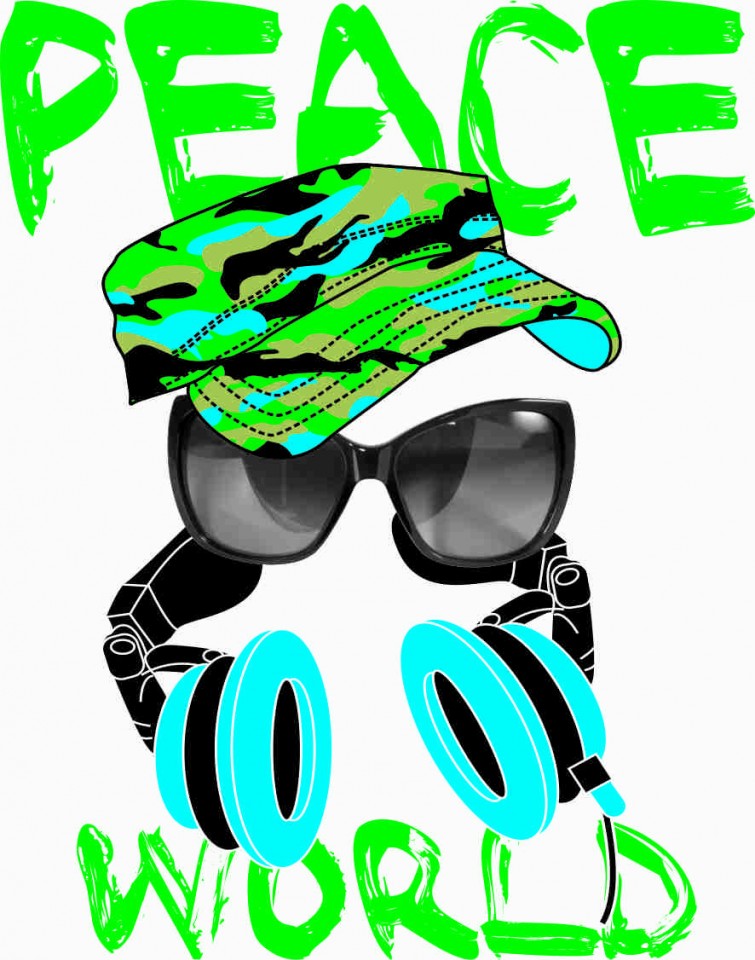 MAGLIETTA 100% COTONE BIMBO/A TITOLO PEACE