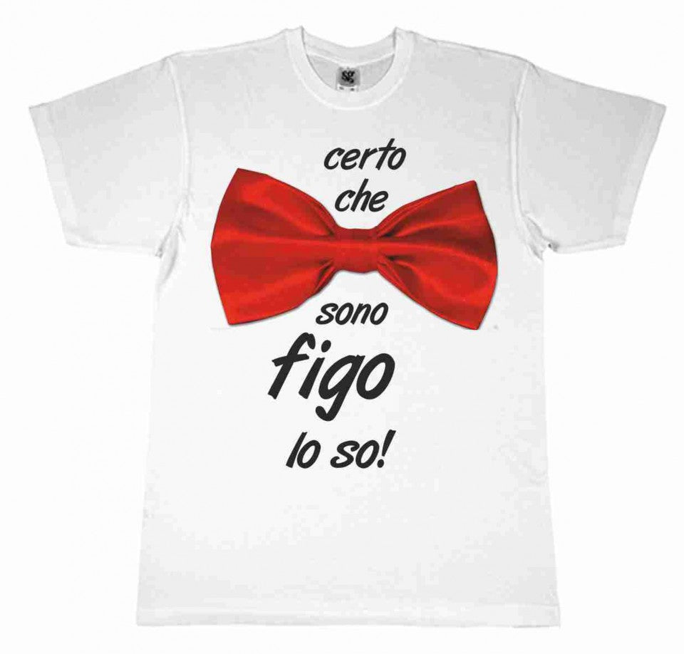 MAGLIETTA 100% COTONE BIMBO/A TITOLO SONO FIGO