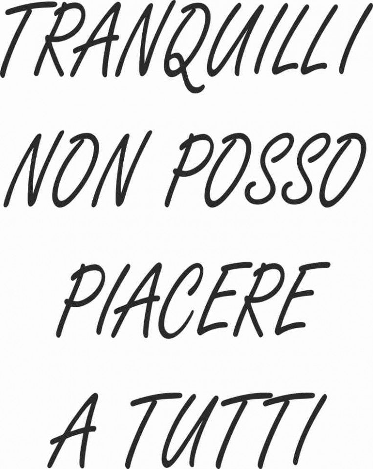 MAGLIETTA 100% COTONE BIMBO/A TITOLO TRANQUILLI