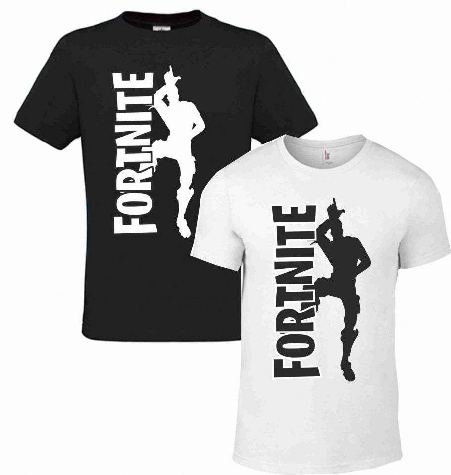 Maglietta bianca e nera da bimbo e da uomo taglie da 1 ANNO fino alla xxl uomo