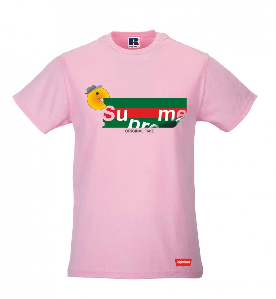 MAGLIETTA COLORE ROSA STAMPA ORIGINAL FAKE