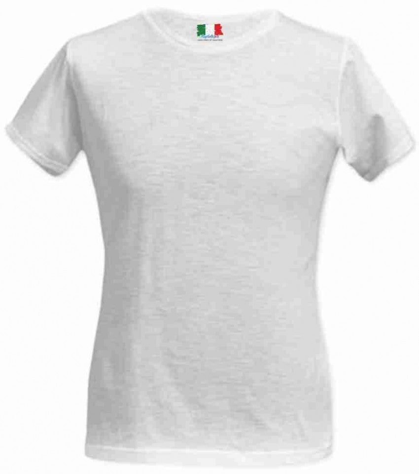 MAGLIETTA COTONE FIAMMATO DA DONNA CLASSICA TITOLO BOMBA ETERNA