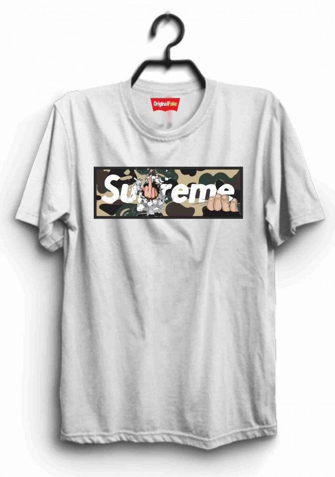 MAGLIETTA IN 100% COTONE CLASSICO COLORE BIANCO O NERO ORIGINAL FAKE