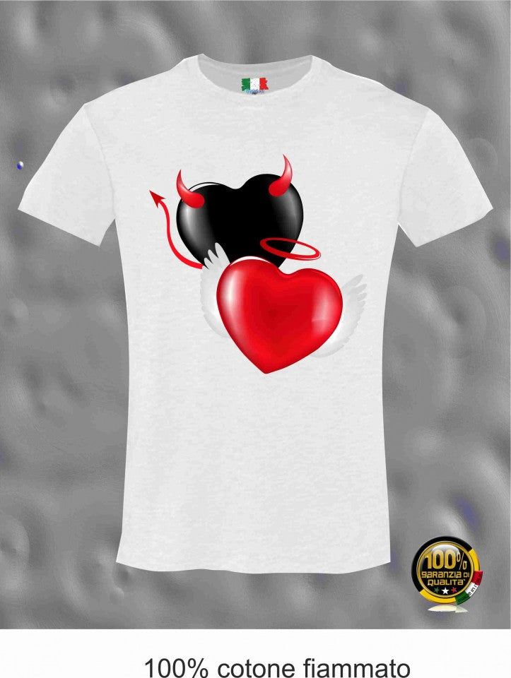 MAGLIETTA IN 100% COTONE CLASSICO E FIAMMATO DA DONNA O CON STAMPA SEXY