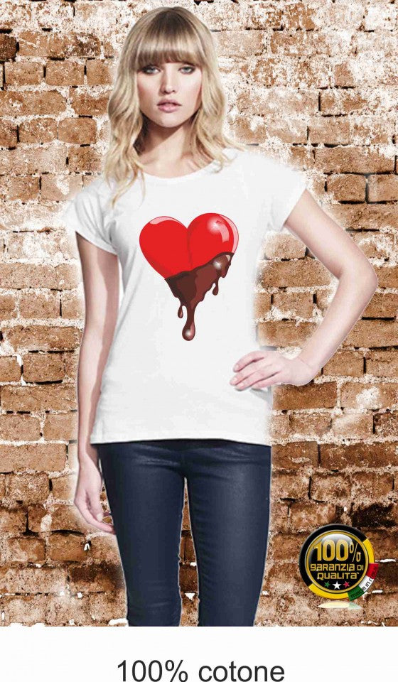 MAGLIETTA IN 100% COTONE CLASSICO E FIAMMATO DA DONNA O CON STAMPA SEXY