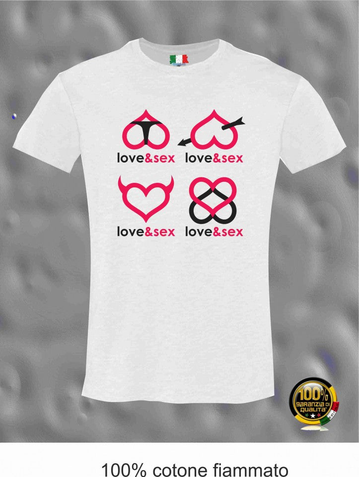 MAGLIETTA IN 100% COTONE CLASSICO E FIAMMATO DA DONNA O CON STAMPA SEXY