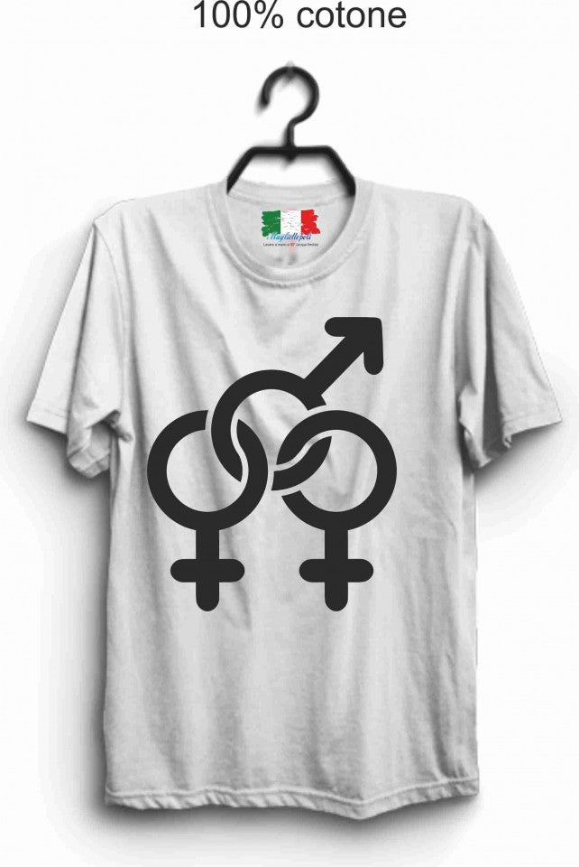 MAGLIETTA IN 100% COTONE CLASSICO E FIAMMATO DA UOMO CON STAMPA SEXY