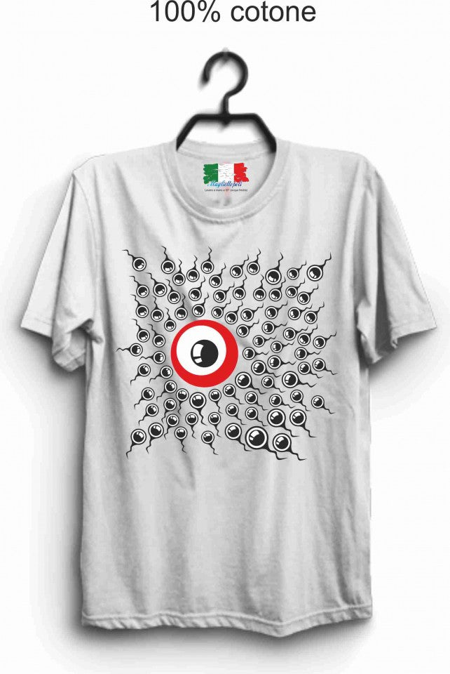 MAGLIETTA IN 100% COTONE CLASSICO E FIAMMATO DA UOMO CON STAMPA SEXY