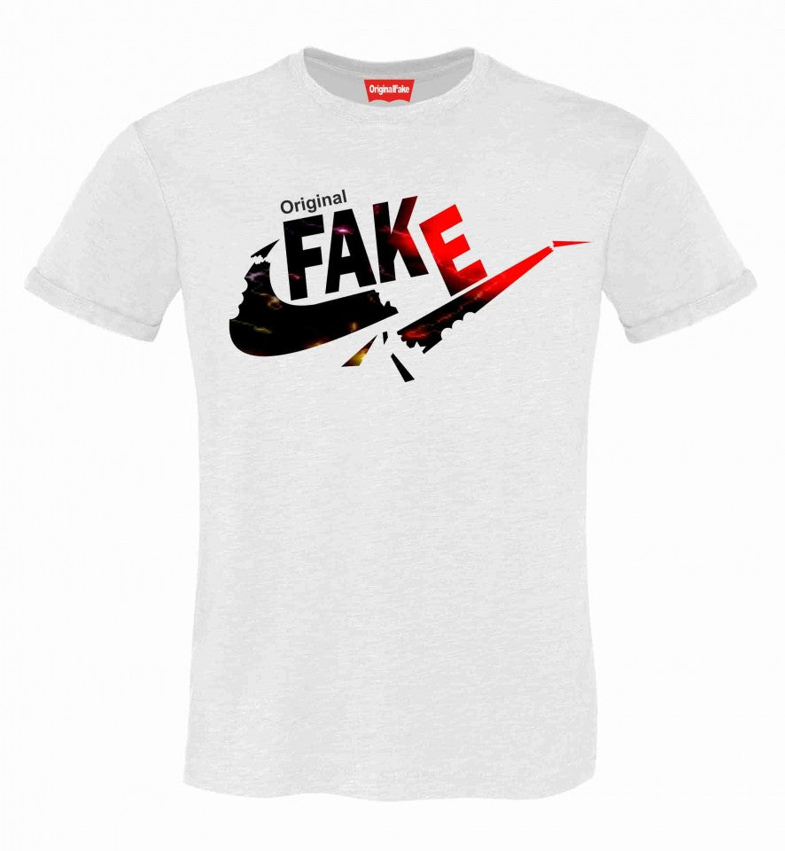 MAGLIETTA IN 100% COTONE CLASSICO E FIAMMATO DA UOMO ORIGINAL FAKE