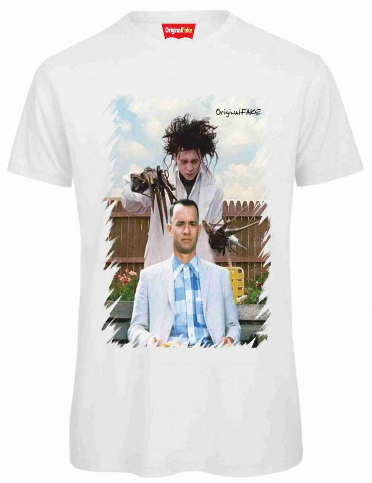 MAGLIETTA IN 100% COTONE CLASSICO E FIAMMATO DA UOMO ORIGINAL FAKE