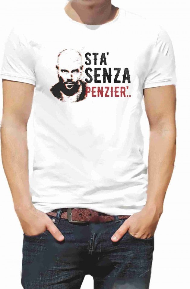 MAGLIETTA IN 100% COTONE CLASSICO STAMPA GOMORRA
