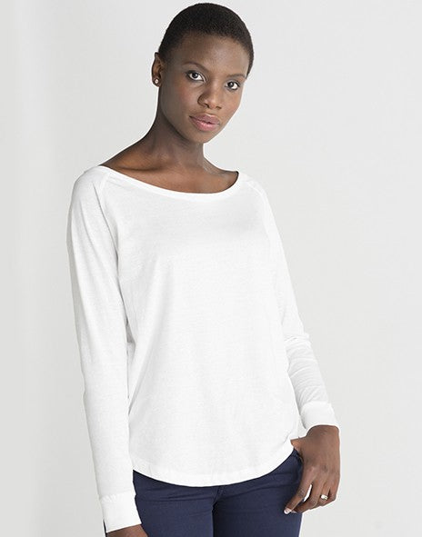 MAGLIETTA IN 100% COTONE DA DONNA FASHION BOX MANICHE LUGHE