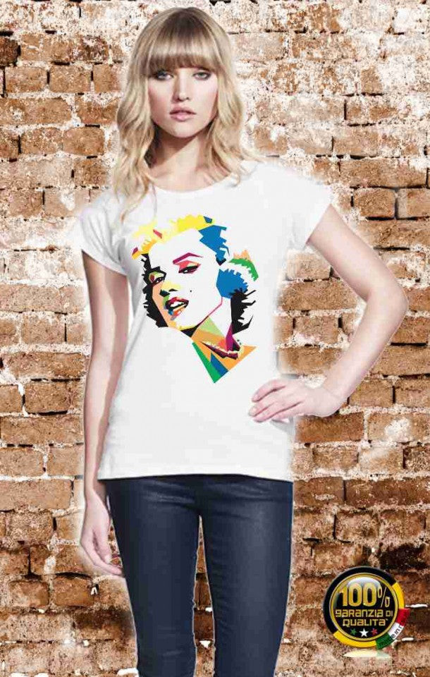 MAGLIETTA IN 100% COTONE DA DONNA TITOLO MONROE