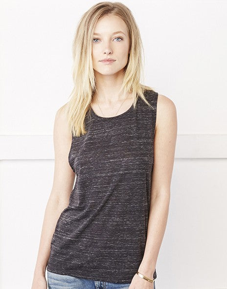 MAGLIETTA IN 100% COTONE DA DONNA TITOLO TANK SCOOP