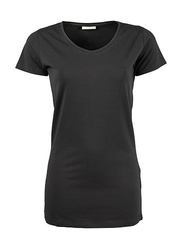 MAGLIETTA IN 100% COTONE DA DONNA TITOLO TANK TOP LONG TEEJAYZ