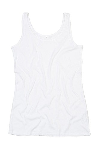 MAGLIETTA IN 100% COTONE DA DONNA TITOLO TANK TOP LONG