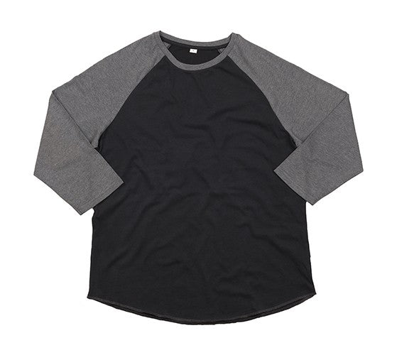 MAGLIETTA IN 100% COTONE DA UOMO MANICA LUNGA MODELLO BASEBALL