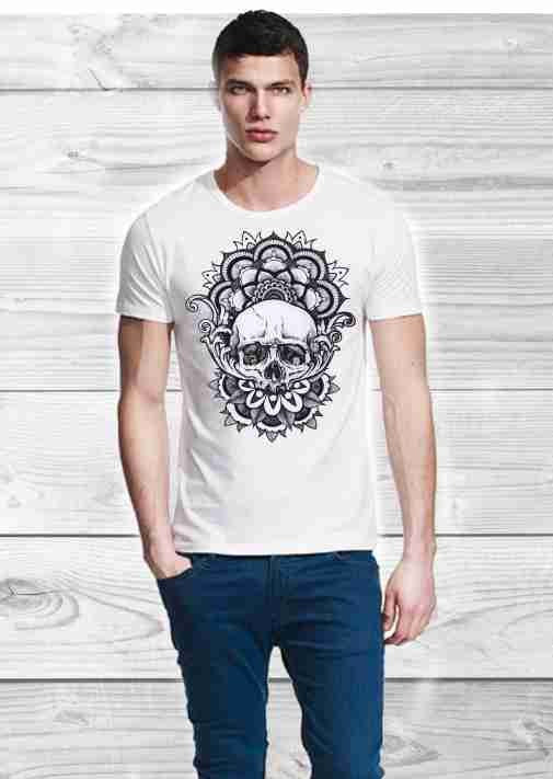 MAGLIETTA IN 100% COTONE DA UOMO TITOLO DARK