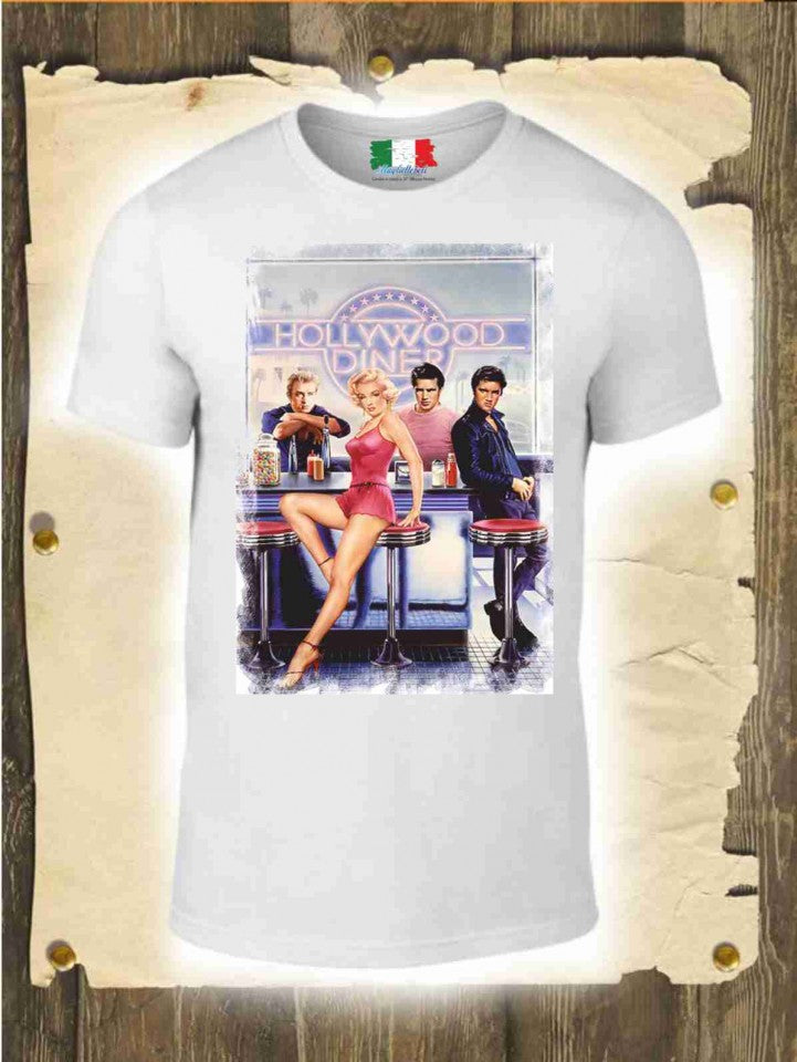 MAGLIETTA IN 100% COTONE DA UOMO TITOLO HOLLYWOOD