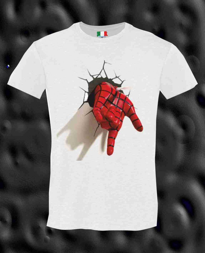 MAGLIETTA IN 100% COTONE DA UOMO TITOLO IL RAGNO