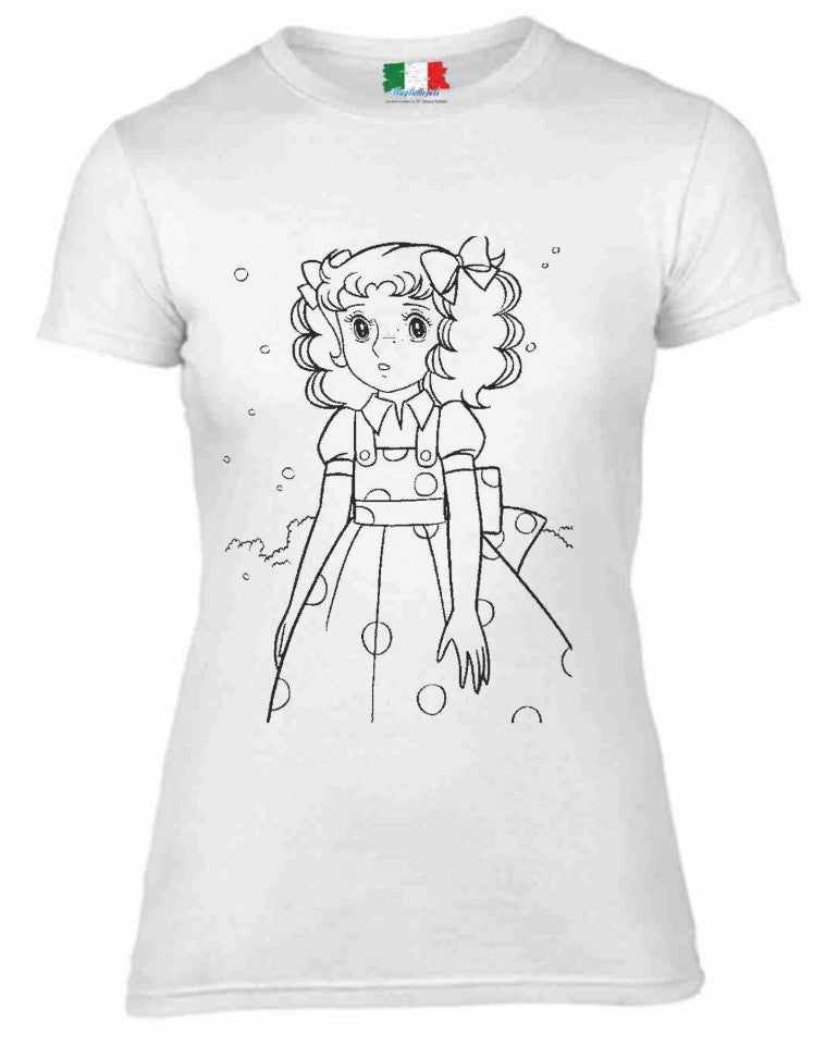 MAGLIETTA IN 100% COTONE DONNA COLORE BIANCO