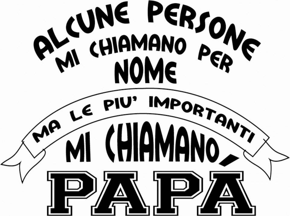 MAGLIETTA IN 100% COTONE PER LA FESTA DEL PAPA'