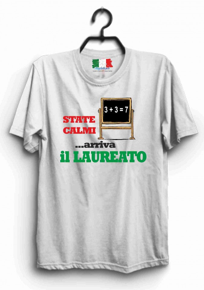 MAGLIETTA IN 100% COTONE PER NEOLAUREATI