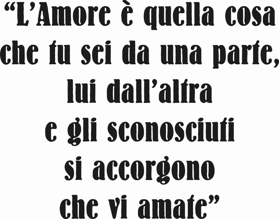 MAGLIETTA IN 100% COTONE UOMO/DONNA AMORE E'