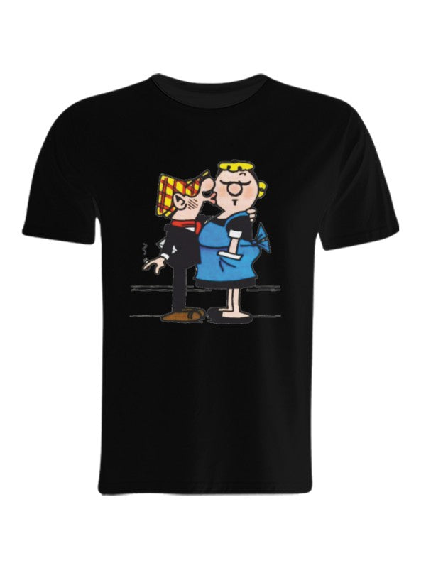 MAGLIETTA IN 100% COTONE UOMO/DONNA COLORE NERO E BIANCO