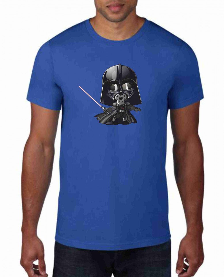 MAGLIETTA IN 100% COTONE UOMO/DONNA COLORE ROYAL TEMA NERD