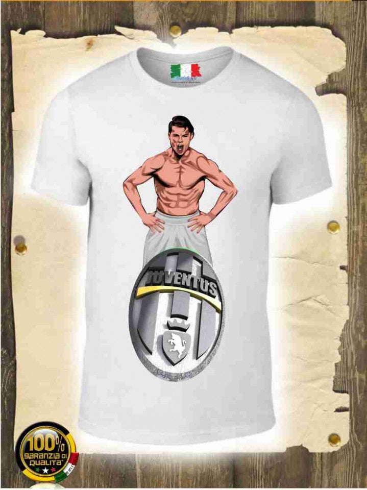 MAGLIETTA IN 100% COTONE UOMO/DONNA CRISTIANO RONALDO