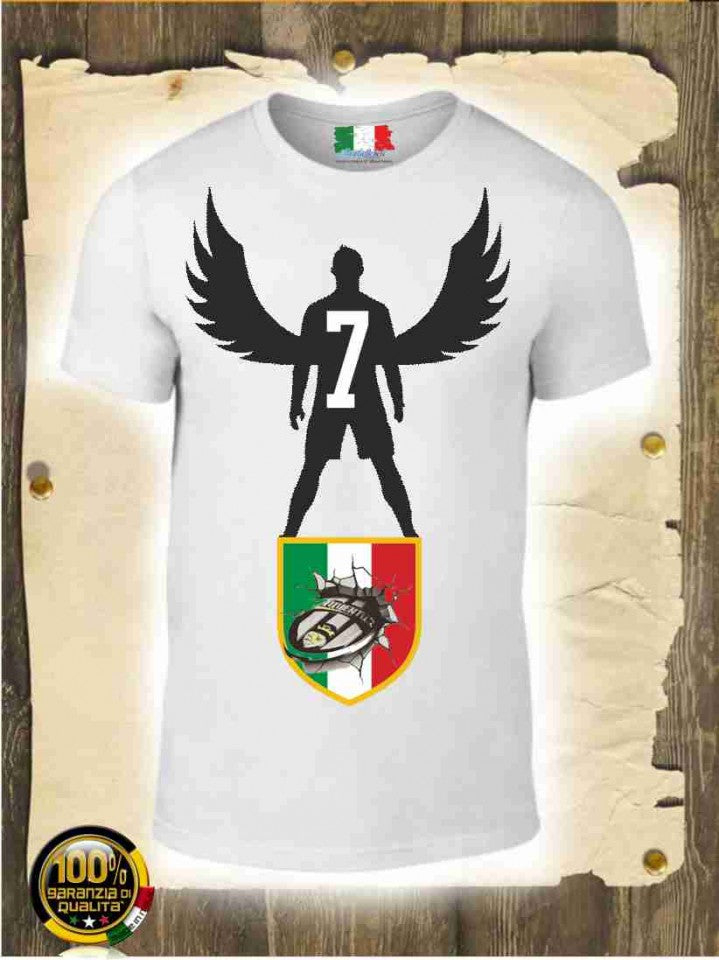 MAGLIETTA IN 100% COTONE UOMO/DONNA CRISTIANO RONALDO