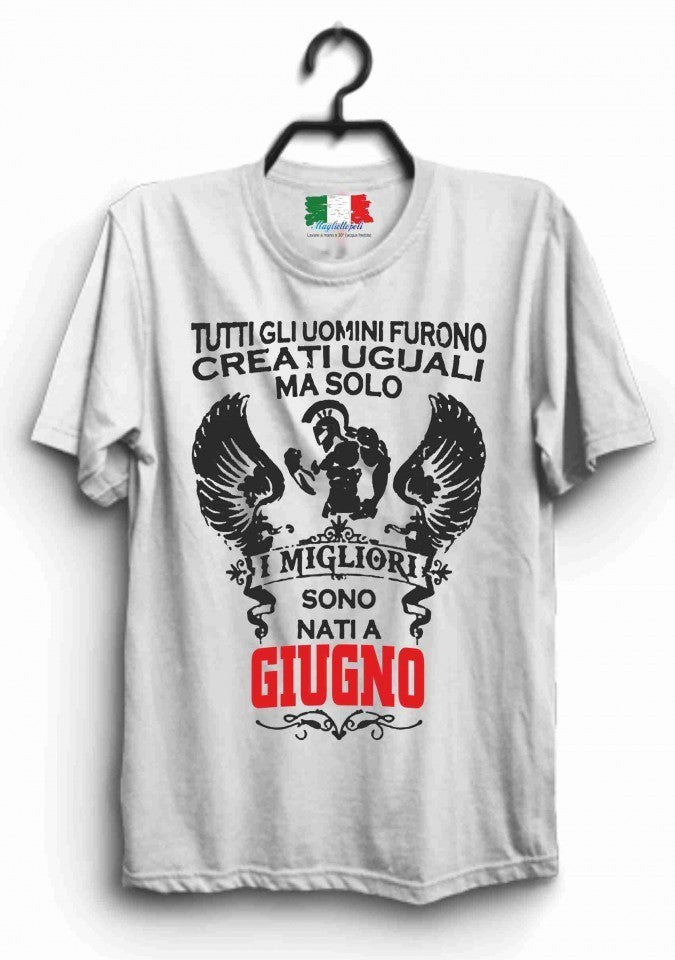 MAGLIETTA IN 100% COTONE UOMO/DONNA : I MIGLIORI SONO NATI..