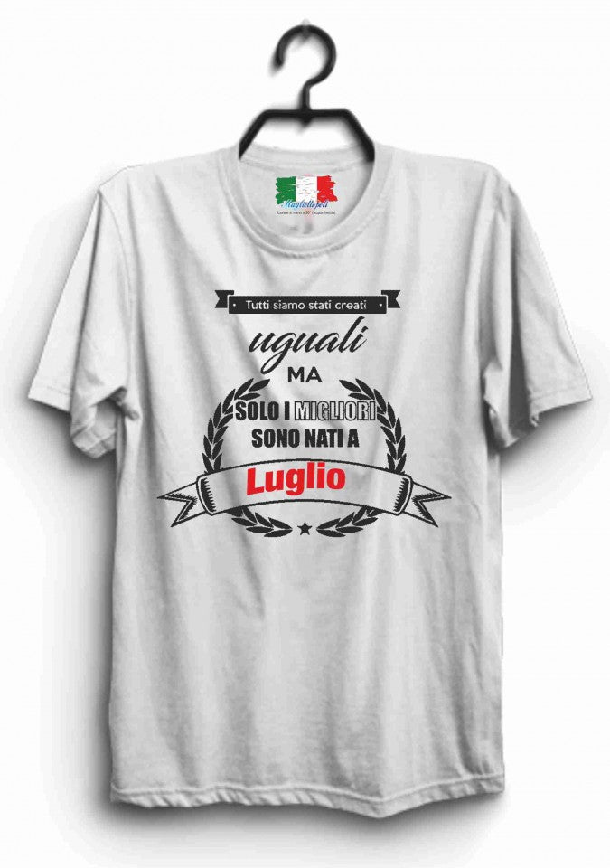MAGLIETTA IN 100% COTONE UOMO/DONNA : I MIGLIORI SONO NATI..