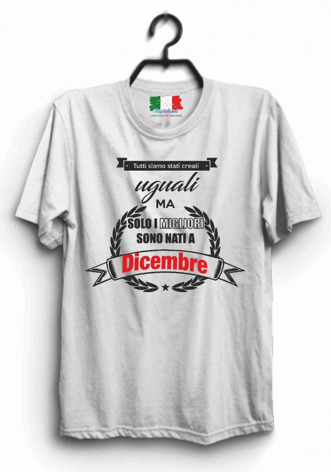 MAGLIETTA IN 100% COTONE UOMO/DONNA : I MIGLIORI SONO NATI..