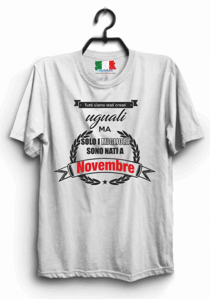 MAGLIETTA IN 100% COTONE UOMO/DONNA : I MIGLIORI SONO NATI..