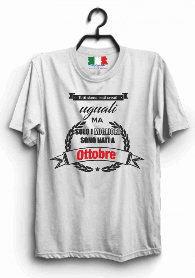 MAGLIETTA IN 100% COTONE UOMO/DONNA : I MIGLIORI SONO NATI..