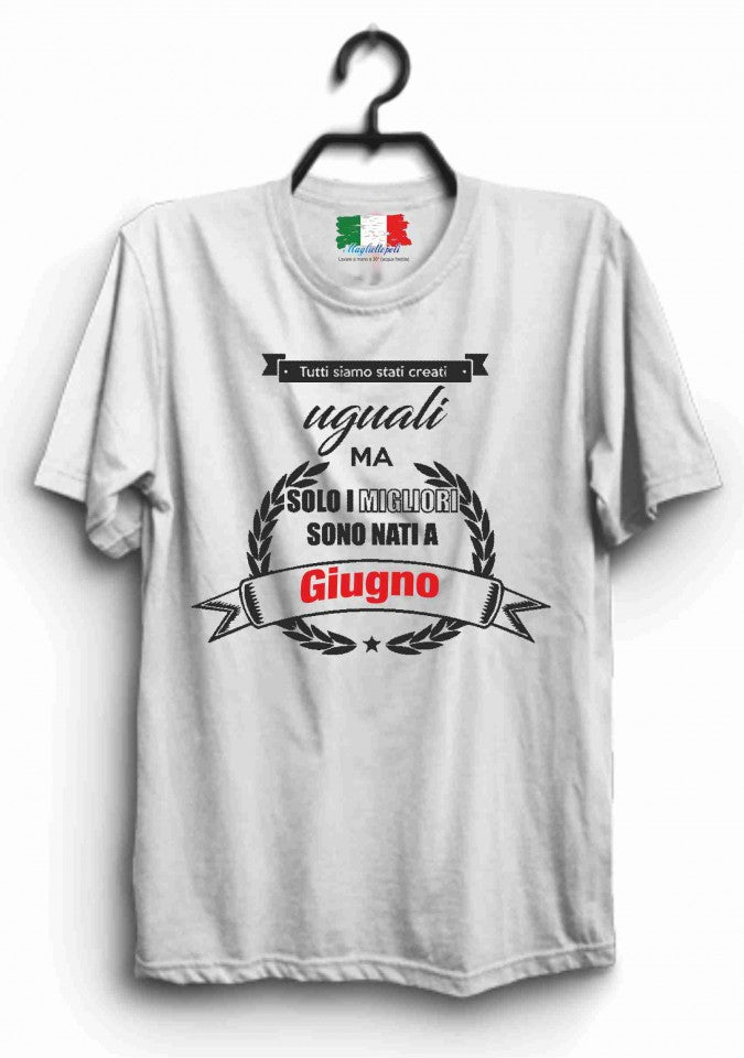 MAGLIETTA IN 100% COTONE UOMO/DONNA : I MIGLIORI SONO NATI..