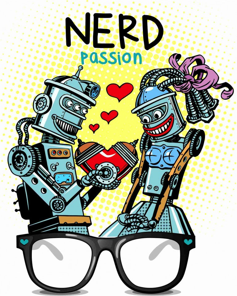 MAGLIETTA IN 100% COTONE UOMO/DONNA NERD