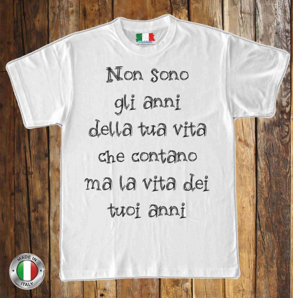 MAGLIETTA IN 100% COTONE UOMO/DONNA PER 50 ANNI TITOLO: ANNI