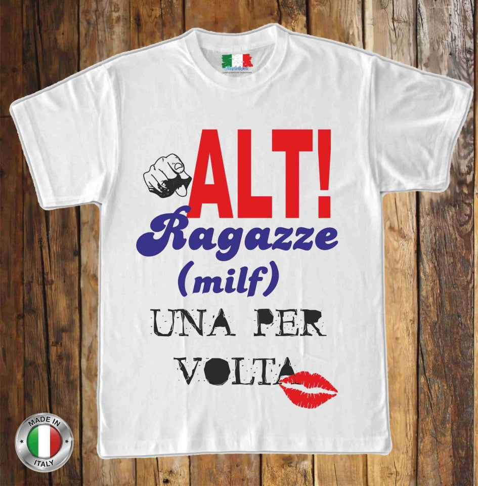 MAGLIETTA IN 100% COTONE UOMO/DONNA PER 50 ANNI TITOLO: MILF