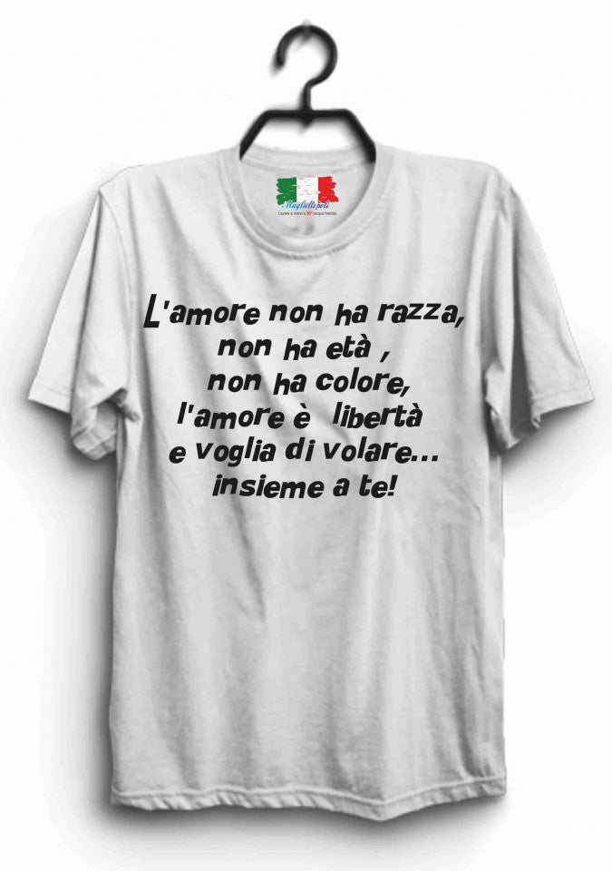 MAGLIETTA IN 100% COTONE UOMO/DONNA PER ANNIVERSARIO: amore