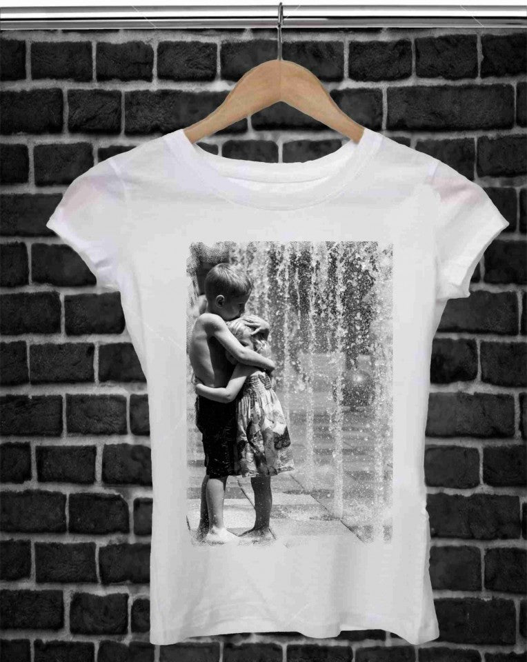 MAGLIETTA IN 100% COTONE UOMO/DONNA PER SAN VALENTINO: PICCOLI ABBRACCI