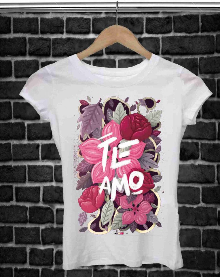 MAGLIETTA IN 100% COTONE UOMO/DONNA PER SAN VALENTINO: TE AMO