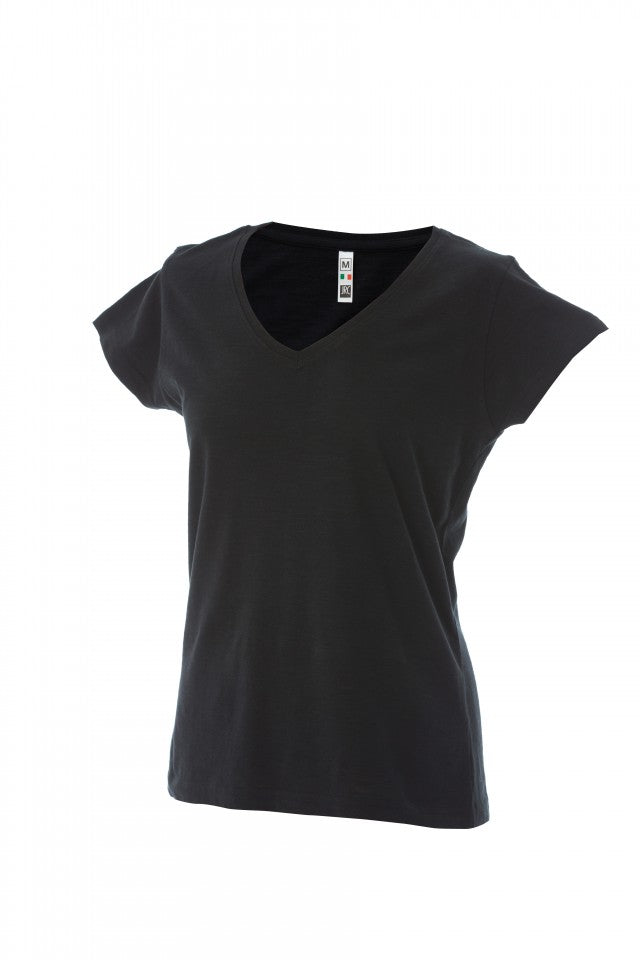 MAGLIETTA IN COTONE FIAMMATO DA DONNA SCOLL A V