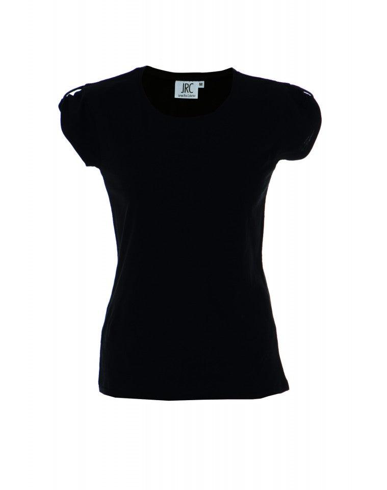 MAGLIETTA IN COTONE FIAMMATO DA DONNA TITOLO PERTH