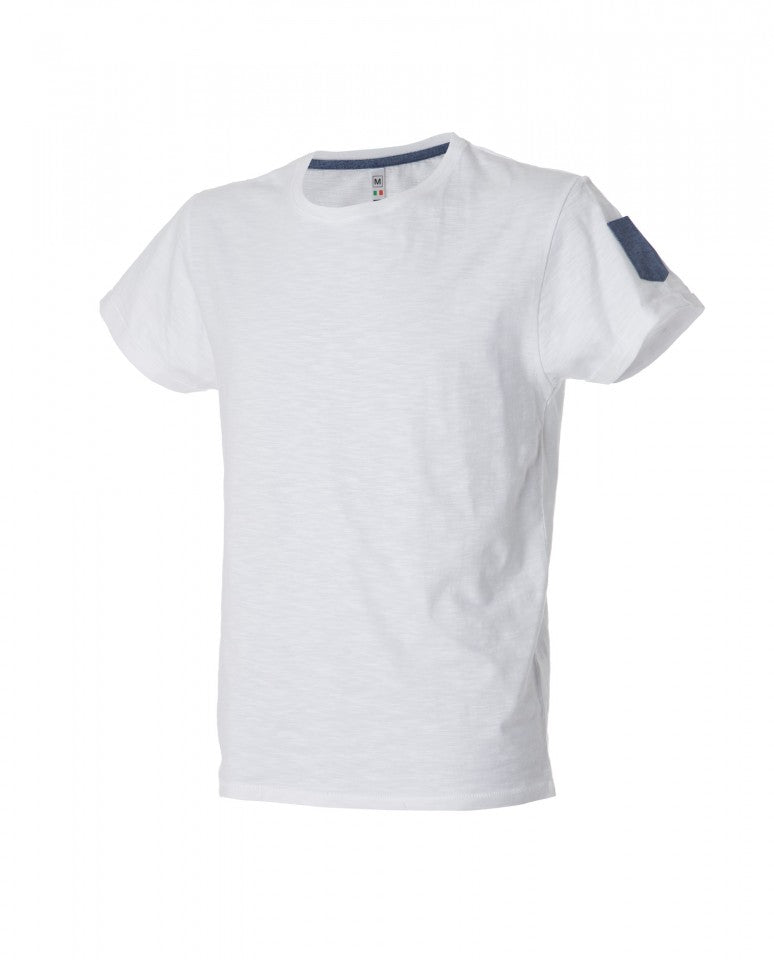 MAGLIETTA IN COTONE FIAMMATO DA UOMO TITOLO FORTALEZA