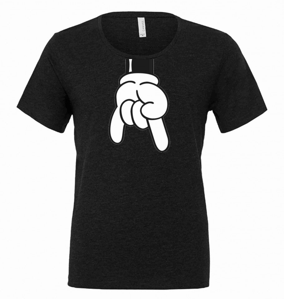 MAGLIETTA NERA 100% COTONE CON MOTIVI NERD