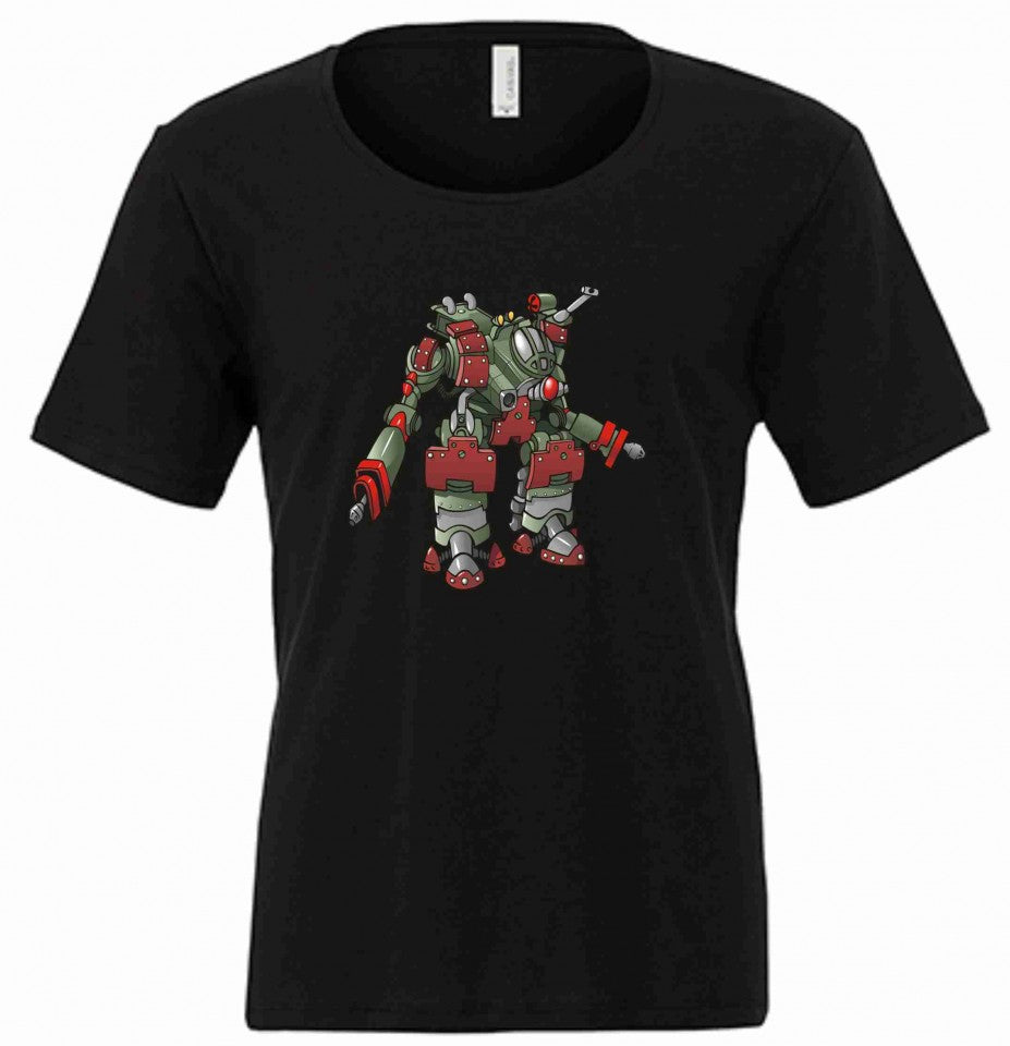 MAGLIETTA NERA 100% COTONE CON MOTIVI NERD